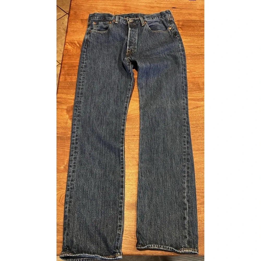 Levi's 501 Original Fit Jeans‎ Men 33x31 Button Fly Straight Leg Denim